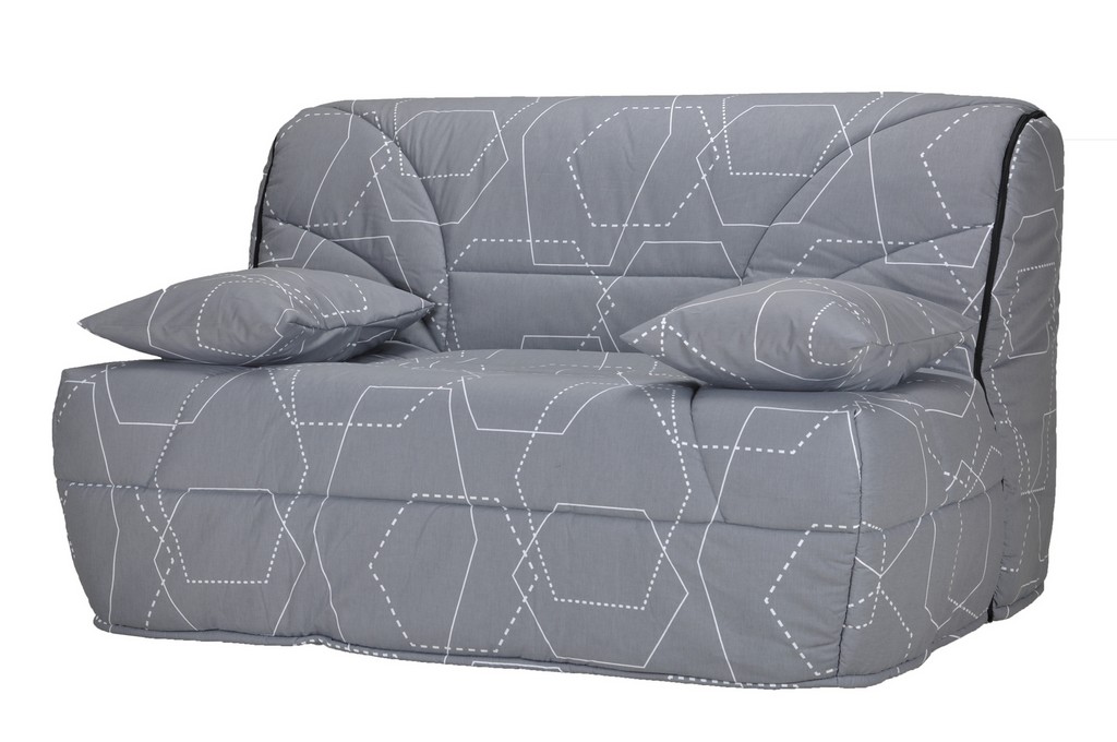 Pack De Rhabillage Pour Banquette Bz En 140 Cm Tissu Graphique Gris 601