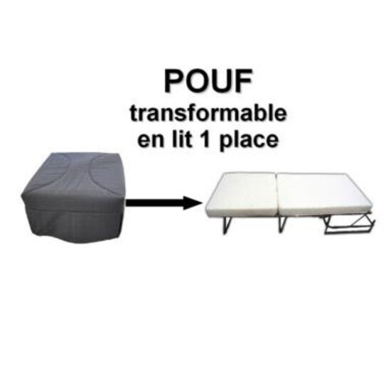 POUF-LIT Couchage 70x190 cm - Presto