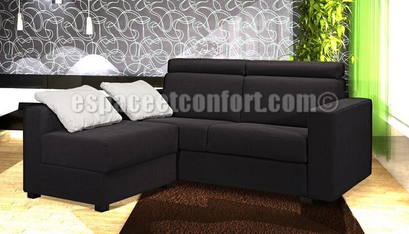 Canapé de sol rabattable, canapé-lit 3 en 1 avec fonction couchage et  dossier