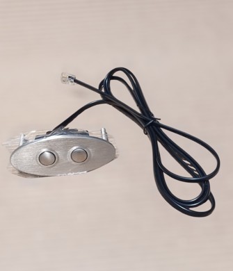 Boitier de commande encastrable 2 boutons CIAR N500040899 - prise RJ9
