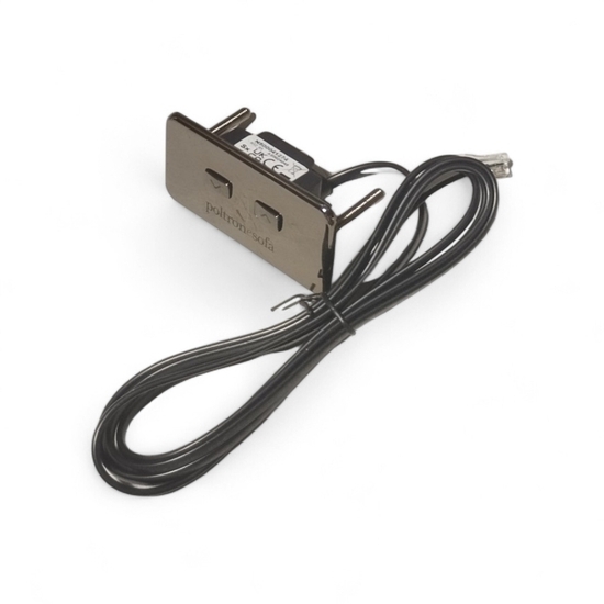 Boitier de commande encastrable 2 boutons POLTRONESOFA N500041274 - prise RJ9