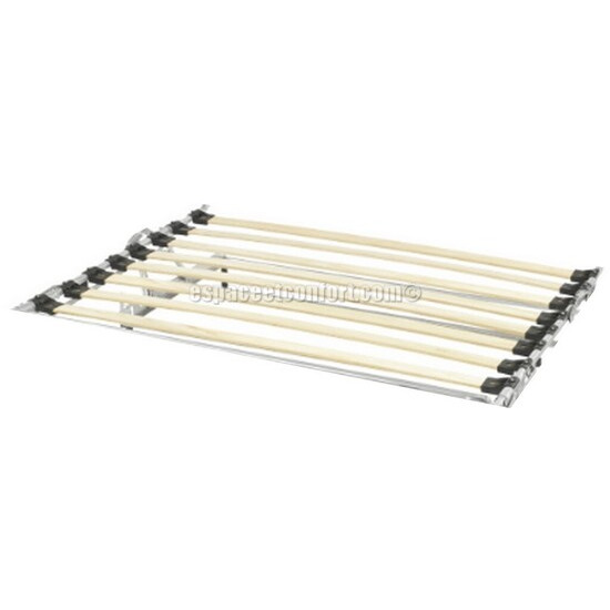 Grandes lattes NOVA - 60x1325x11 mm avec embouts cylindriques / Lot de 2