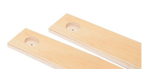Lattes NOVA avec lamage 20 mm - largeur 60 mm - paisseur 11 mm -  / lot de 2