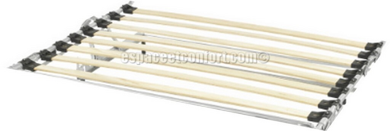 Lattes de renfort de sommier  - largeur 60 mm - �paisseur 11 mm avec embout � visser  / lot de 7