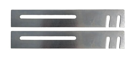 Paire de platines UNIVERSELLE en mtal pour jumelage sommier