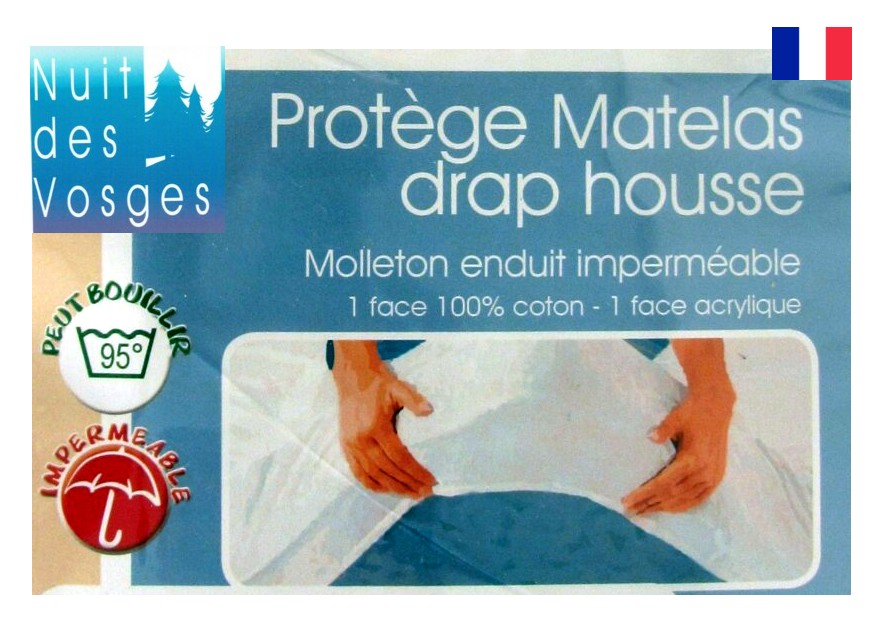 Protège Matelas Molleton Imperméable 100% Coton pour Clic-Clac