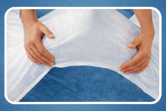 Protège matelas forme Drap-housse en coton imperméabilisé - réf ANTONY