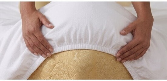 ANTONIN - Prot�ge matelas en molleton 100% coton ANTI-ACARIENS