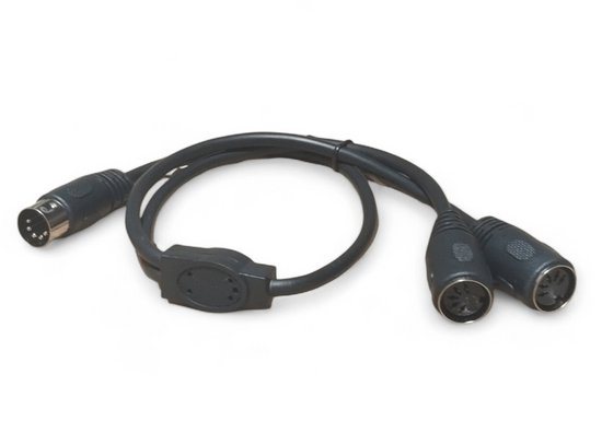 C�ble coupleur en Y - 2 femelles 1 m�le - DIN 5 broches
