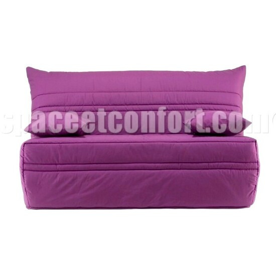 Pack de rhabillage pour banquette BZ en 140 cm tissu violet