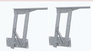 ​​Paire de mcanisme de table basse avec plateau relevable