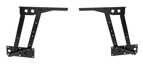 Paire de m�canisme pour table basse relevable assist� par v�rins � gaz