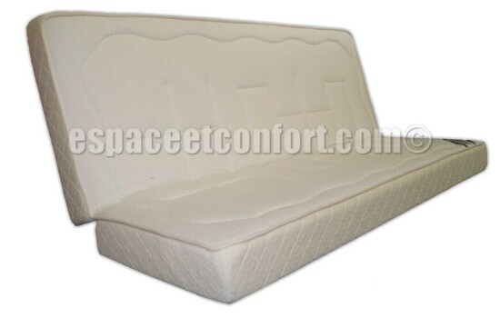 Matelas de Clic-Clac - HR 30 kg/m3 - Finition Matelas - 16 cm