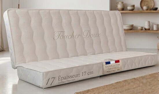 Matelas de Clic-Clac HR50 - 17 cm pour couchage quotidien