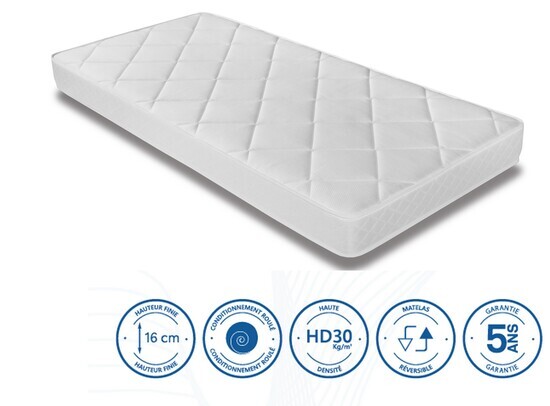 MATELAS ROULE EN MOUSSE HD 30 KG CALLA 16 cm