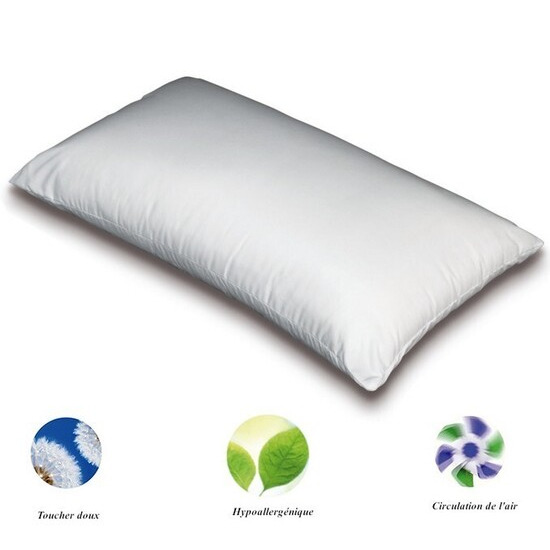 Oreiller rectangle en 50x70 cm microfibre - ZEPHIR