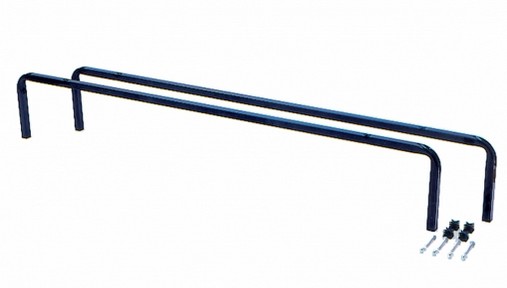 Pieds de sommier DUO en acier teinte bleu