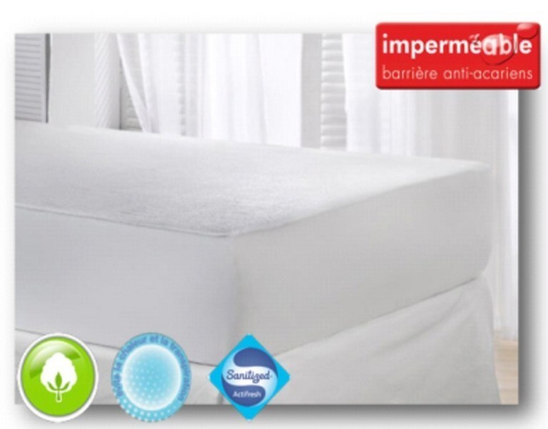 Alèse pour matelas bébé forme drap-housse