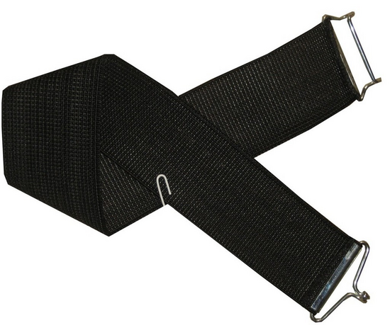 Sangle sur mesure T35 - L : 59 cm - 1 crochet simple - 1 crochet plat