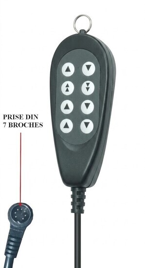 T�l�commande filaire OKIN - pour lit �lectrique 3 moteus OKIMAT
